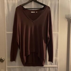 Wilfred Free Chocolate Knit Top